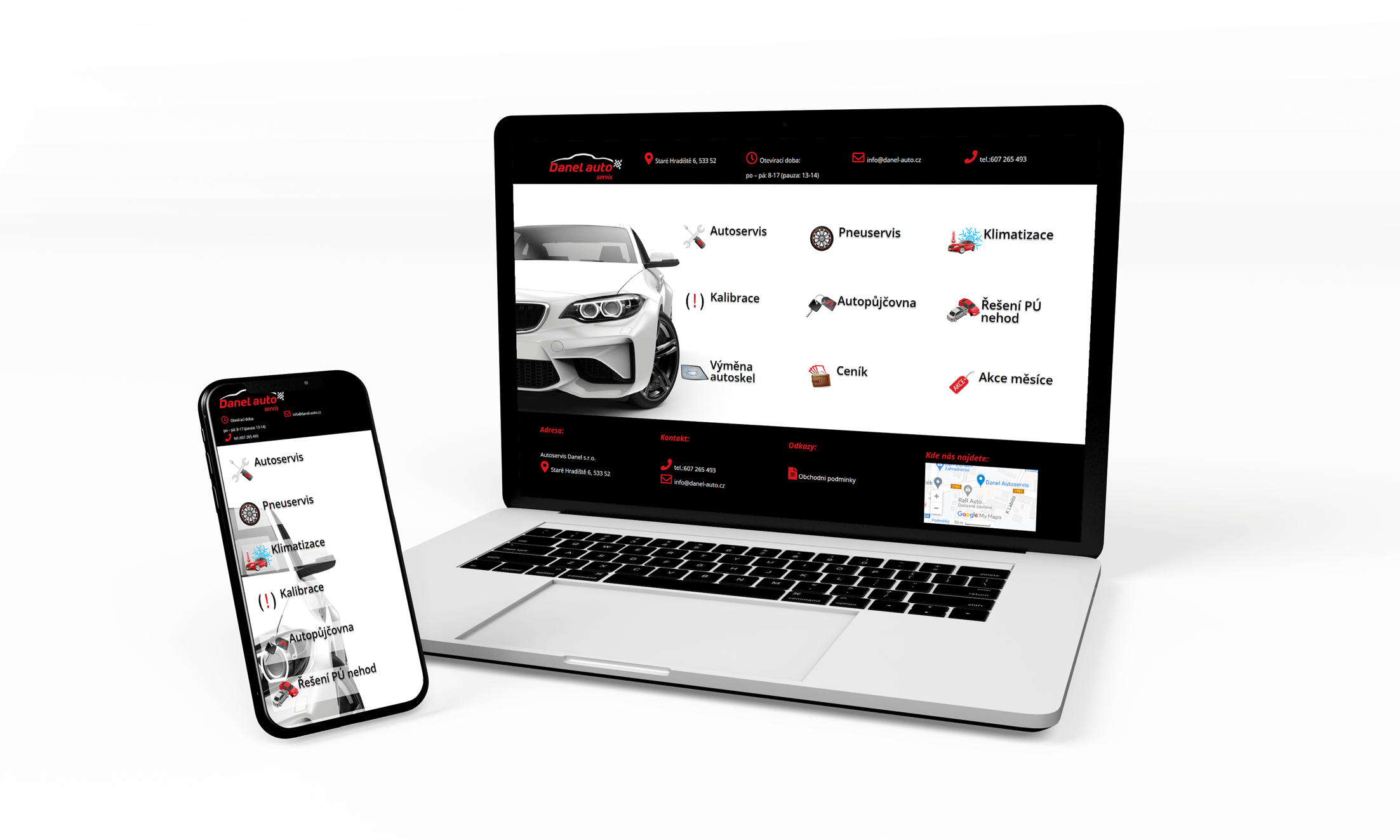 auto-danel-autoservis-tvorba-webu